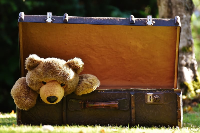 Vintage Suitcase Shelf